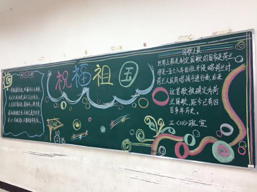 現(xiàn)外象湖校區(qū)開展以“迎國(guó)慶、頌祖國(guó)”為主題的黑板報(bào)評(píng)比活動(dòng)