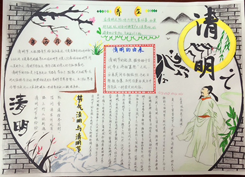 南昌現(xiàn)代外國(guó)語(yǔ)學(xué)校（象湖校區(qū)） 組織開(kāi)展“我們的節(jié)日·清明”節(jié)日小報(bào)評(píng)比活動(dòng)
